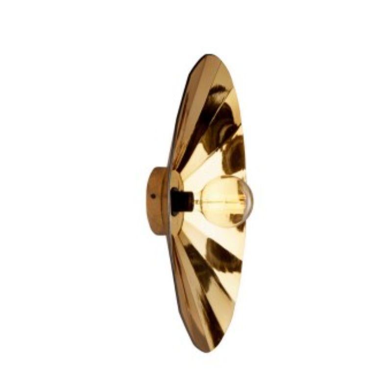Modern Gold Fractale Wall Light, Large by Radar For Sale