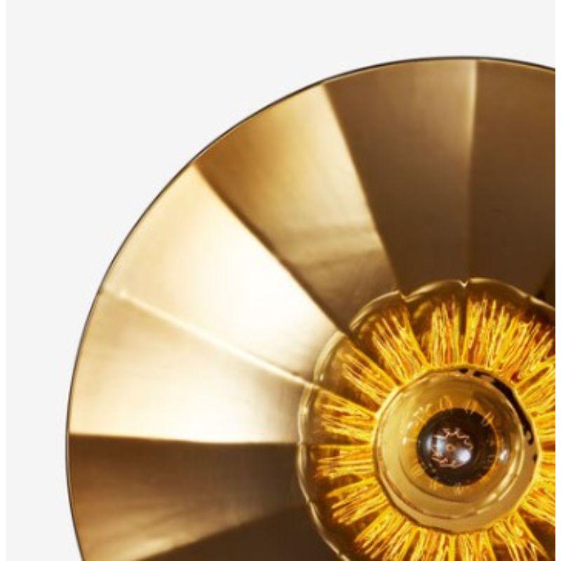 Other Gold Fractale Wall Light, Large by Radar For Sale