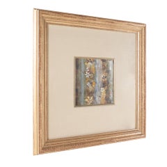 Gold Framed Abstract Floral Print