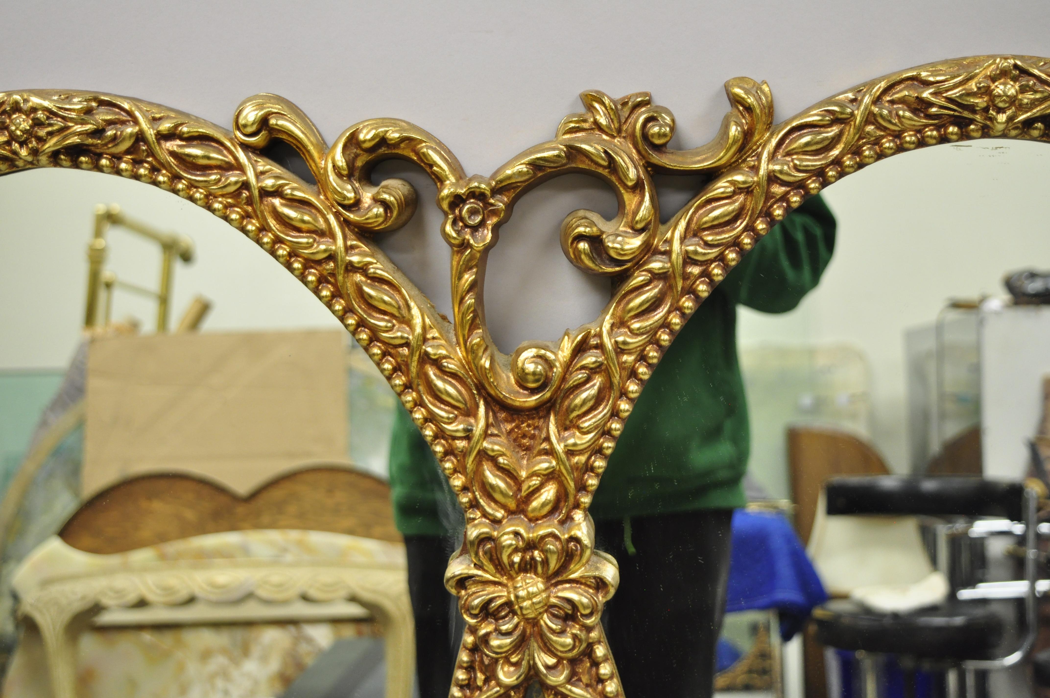 vintage hollywood regency mirror