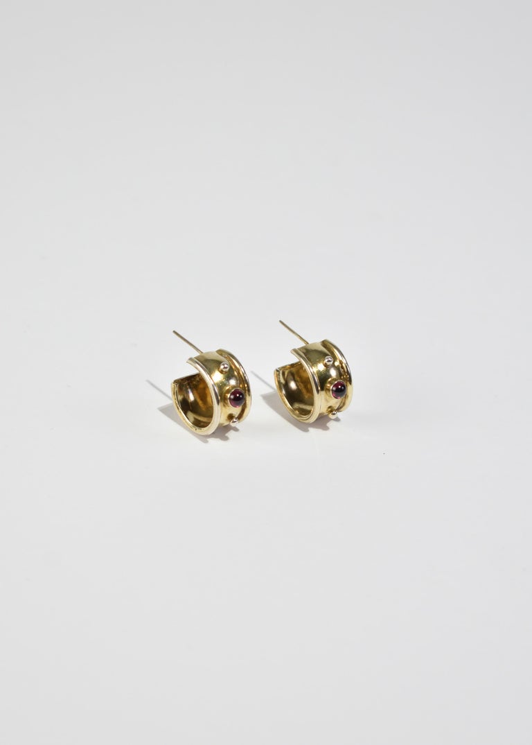 Gold Hoop Earrings For Sale at 1stDibs