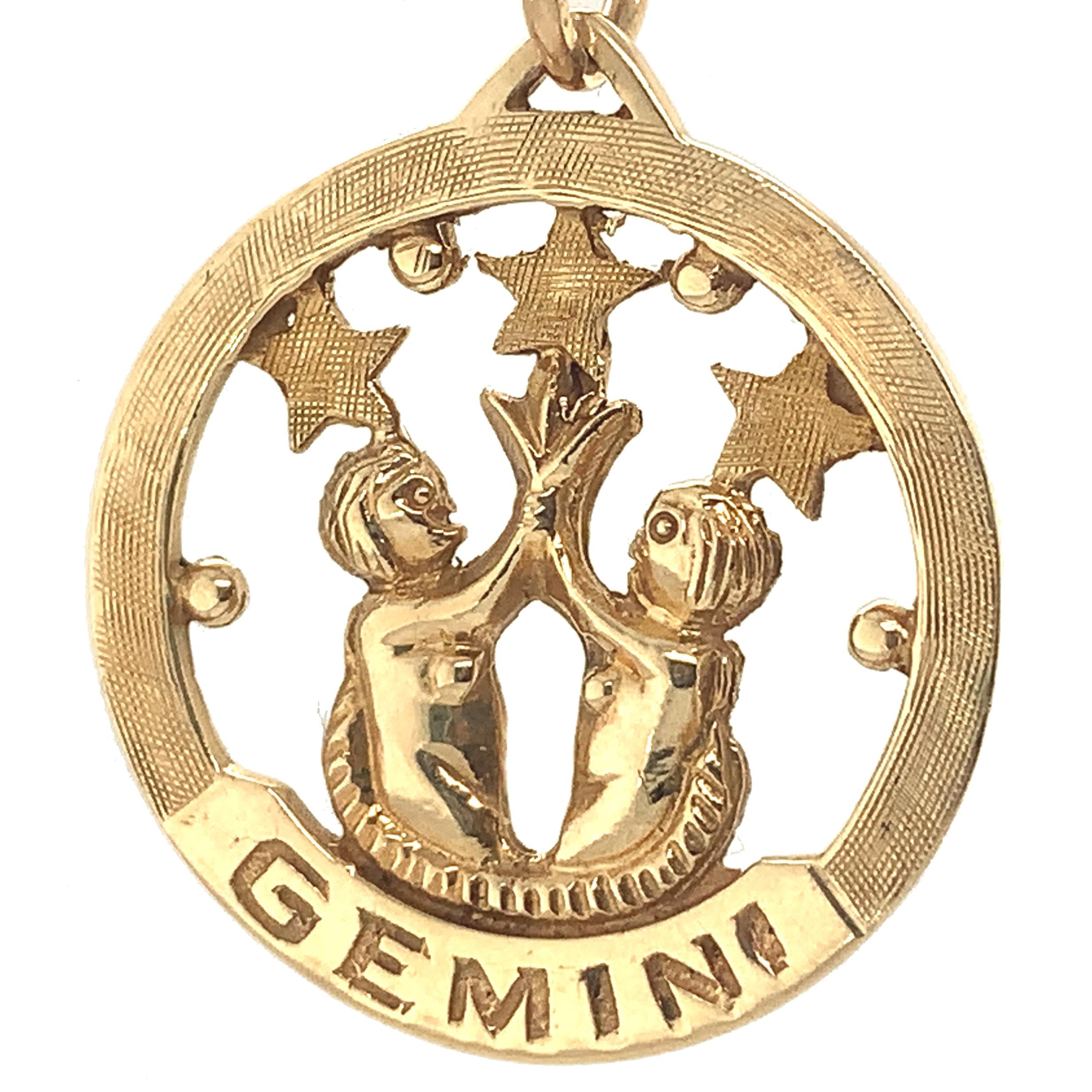 Attractive cut-out charm with the twin 