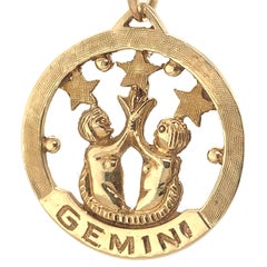 Gold Gemini Charm