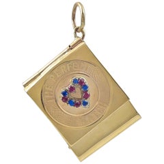 Gold Gemset Perfect Match Charm