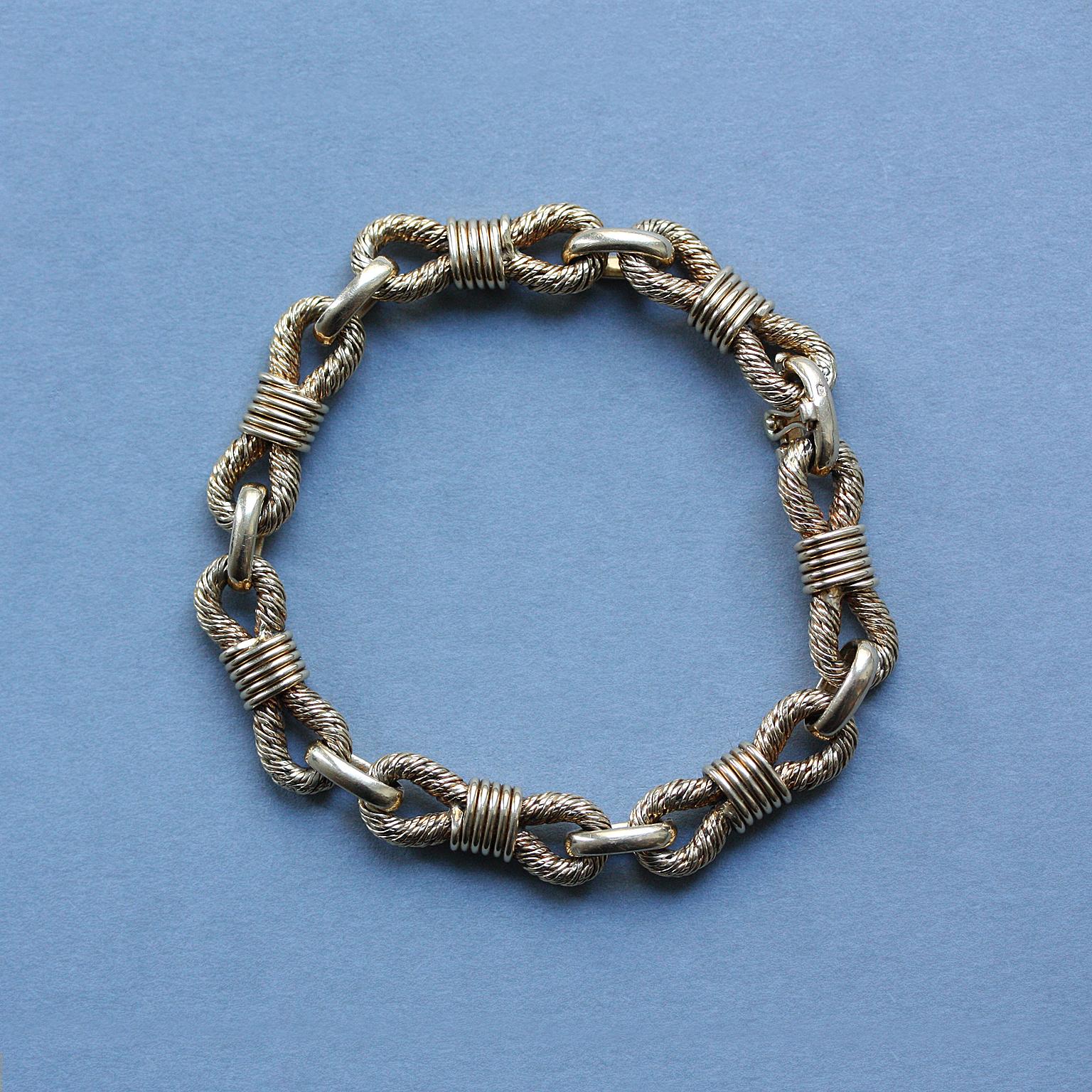 Gold Georges Lenfant Bracelet In Good Condition In Amsterdam, NL