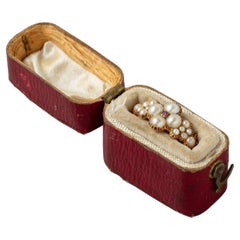 Bague géorgienne en or avec perles