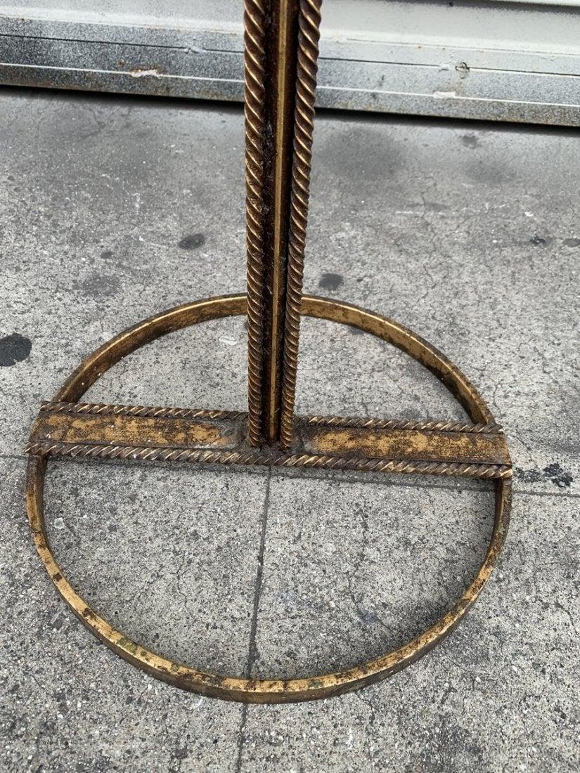 Gold Gilded Wrought Iron Stand 1