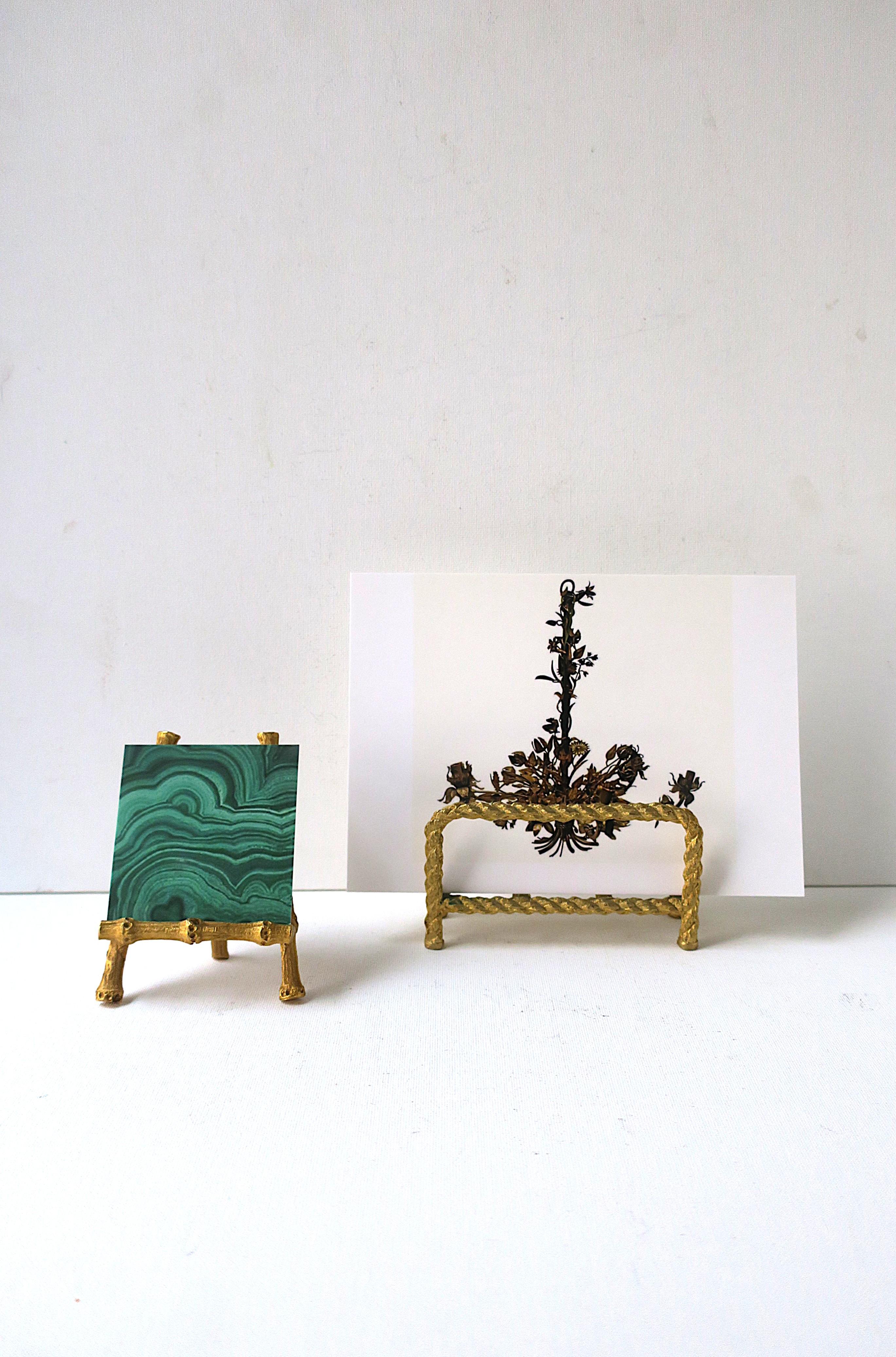 Gold Gilt Bamboo Easel, Small 6