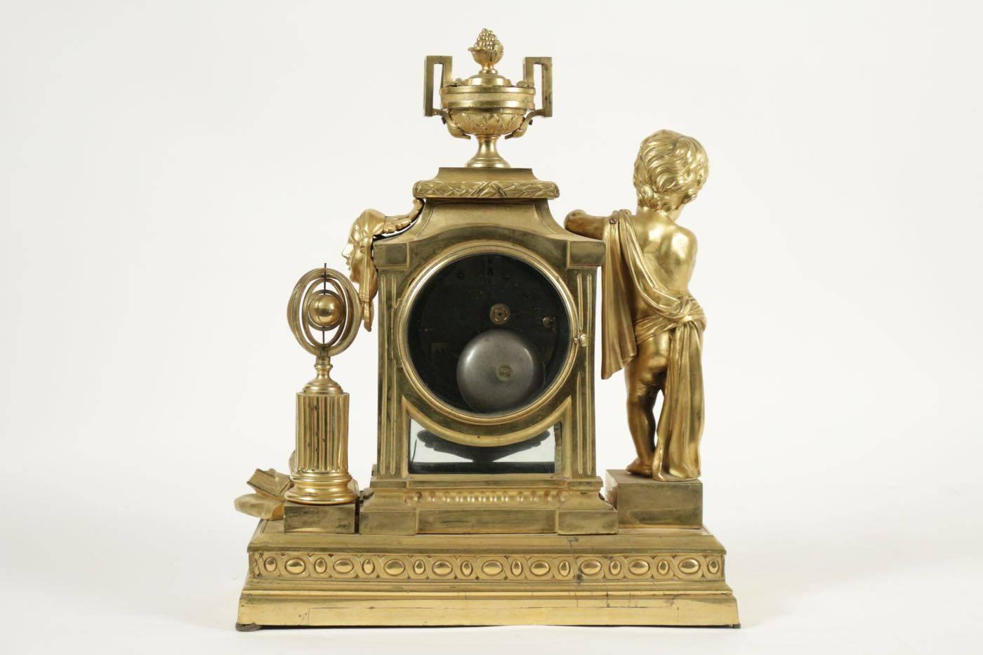 Gold Gilt Bronze Clock from the 18th Century 3