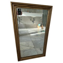 Gold Gilt Faux Bamboo Mirror