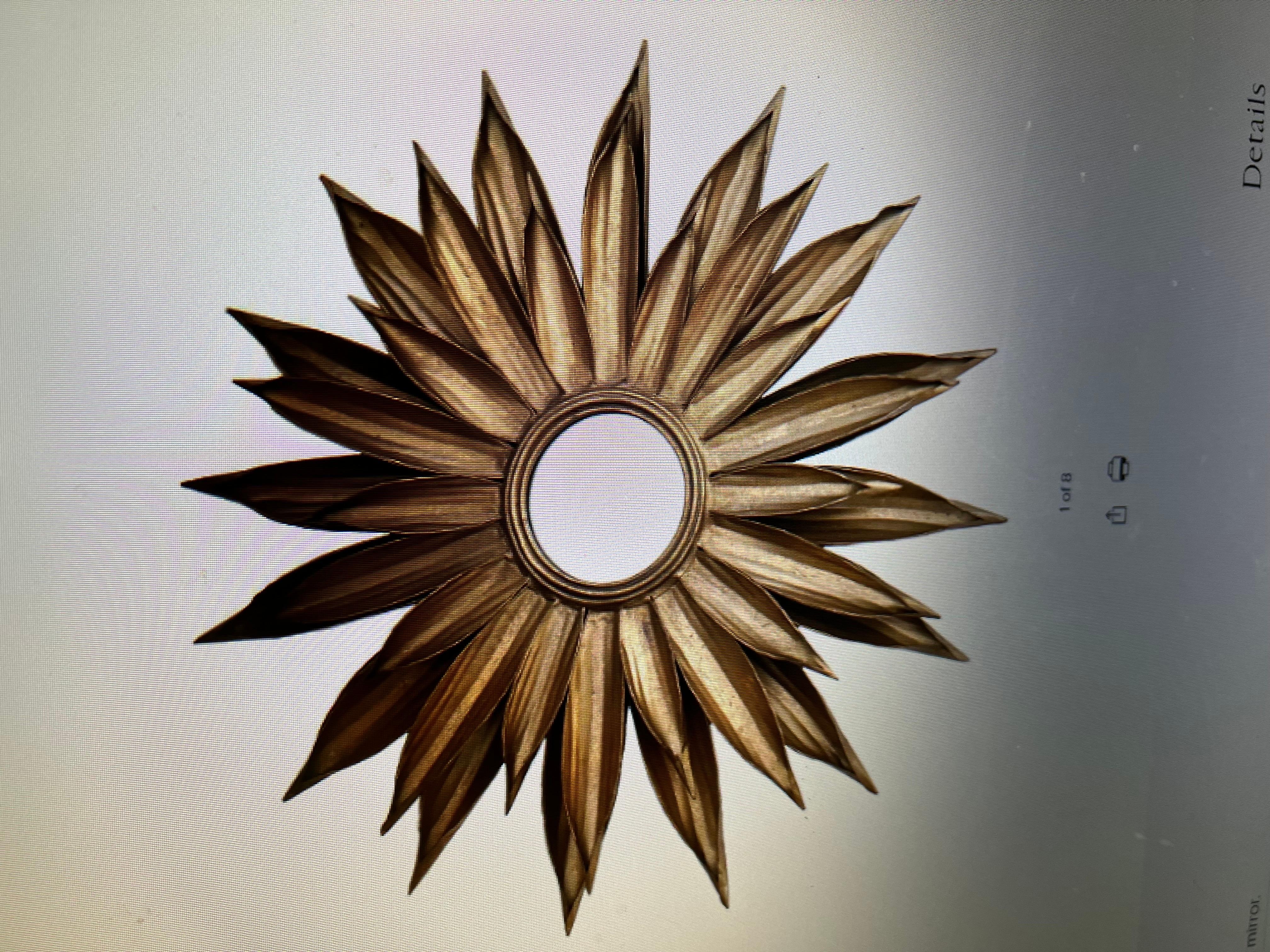 sunflower mirror