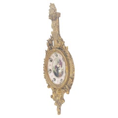Gold Gilt Gesso Frame German Decorated Wall Plaque Plate c1920s
