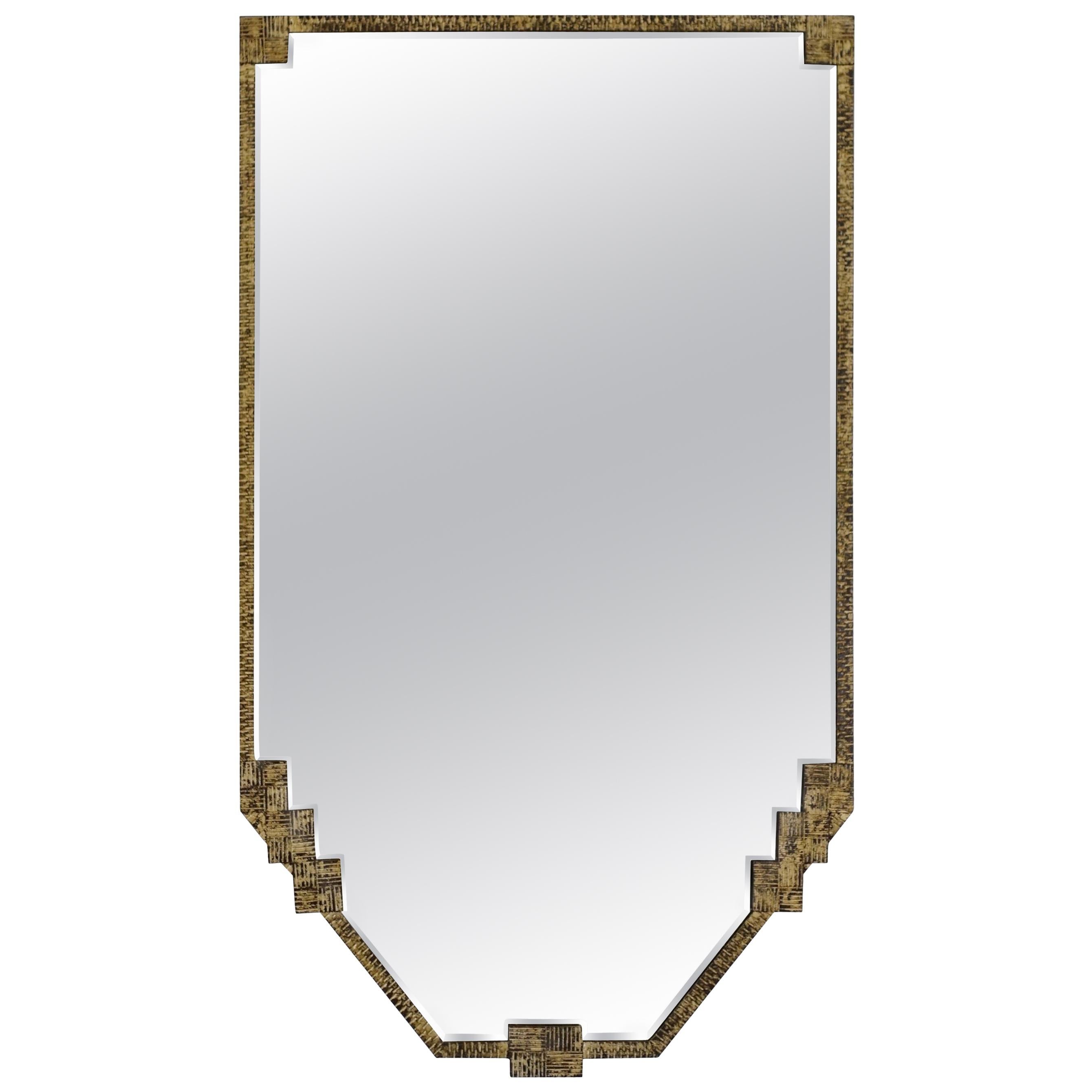 Gold Gilt Metal Framed with Original Mirror, France, 1930s