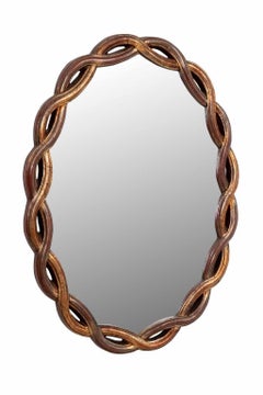 Gold Gilt Oval Mirror
