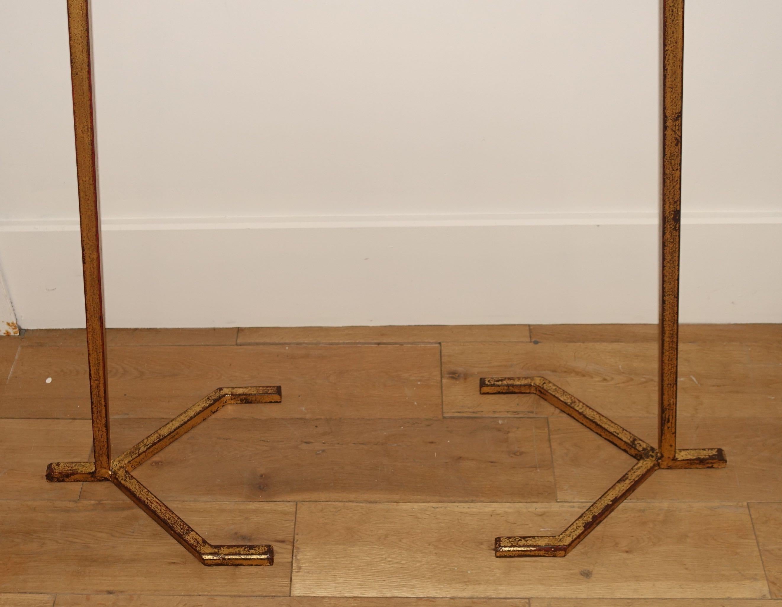 Gold Gilt Pair Standing Torchères, France, 1940s In Good Condition In New York, NY