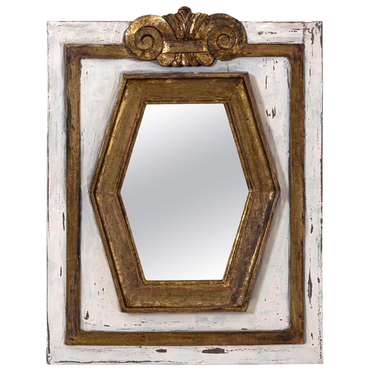 Gold Gilt Rectangular Mirror by Bob Christian