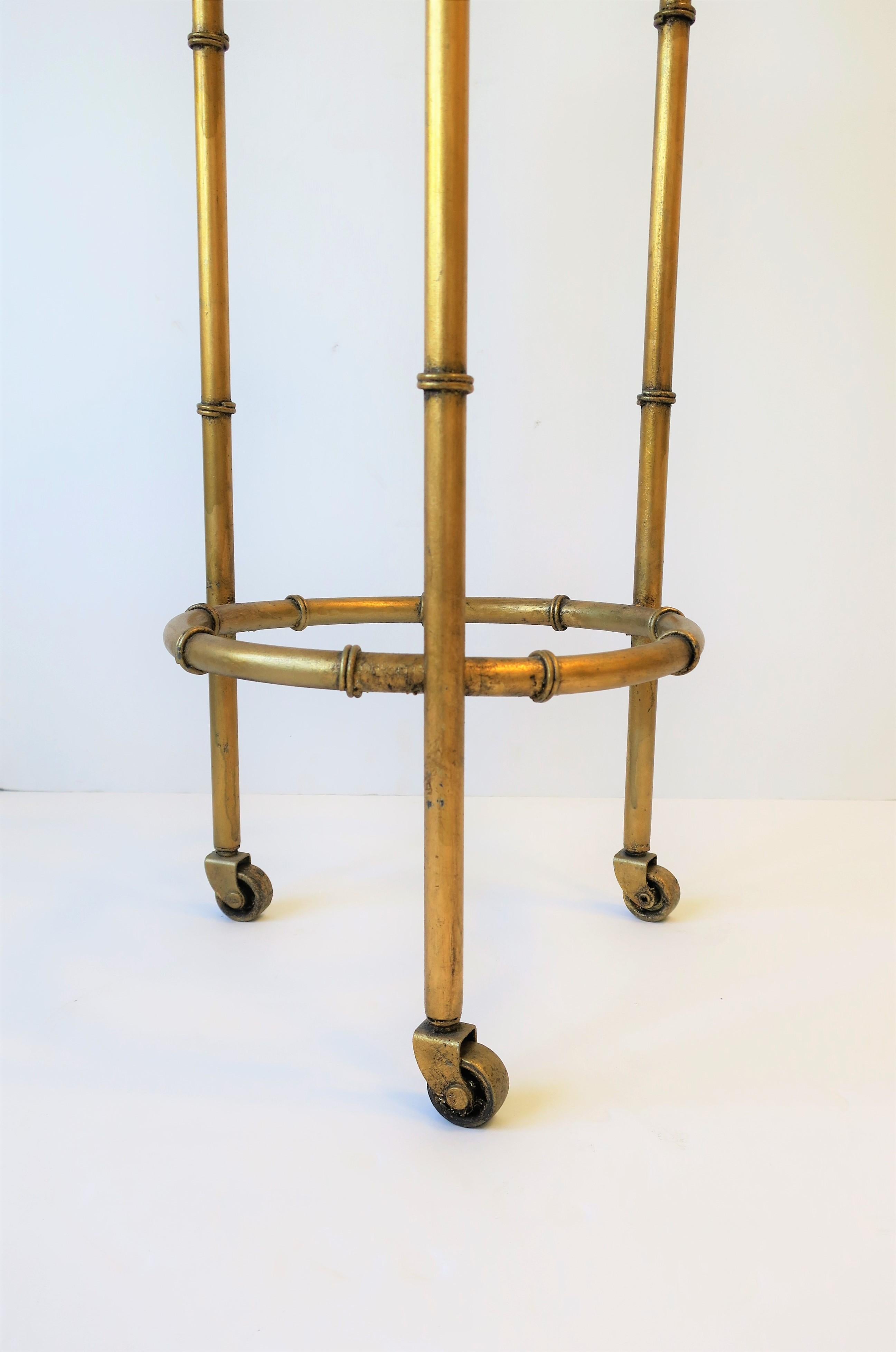 Gold Gilt Round Side or Drinks Table 5