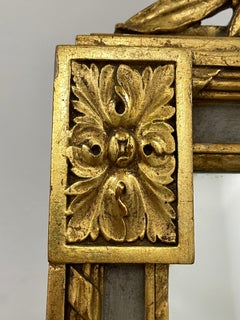 Gold Gilt Scroll Top Mirror