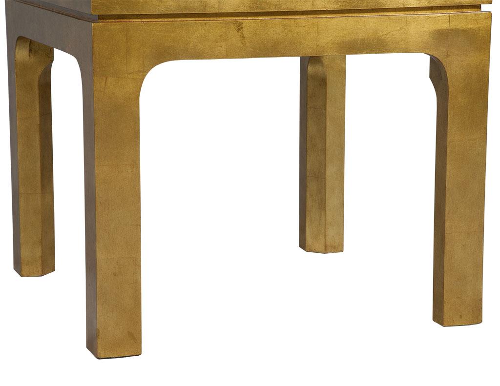 American Gold Gilt Side Table For Sale