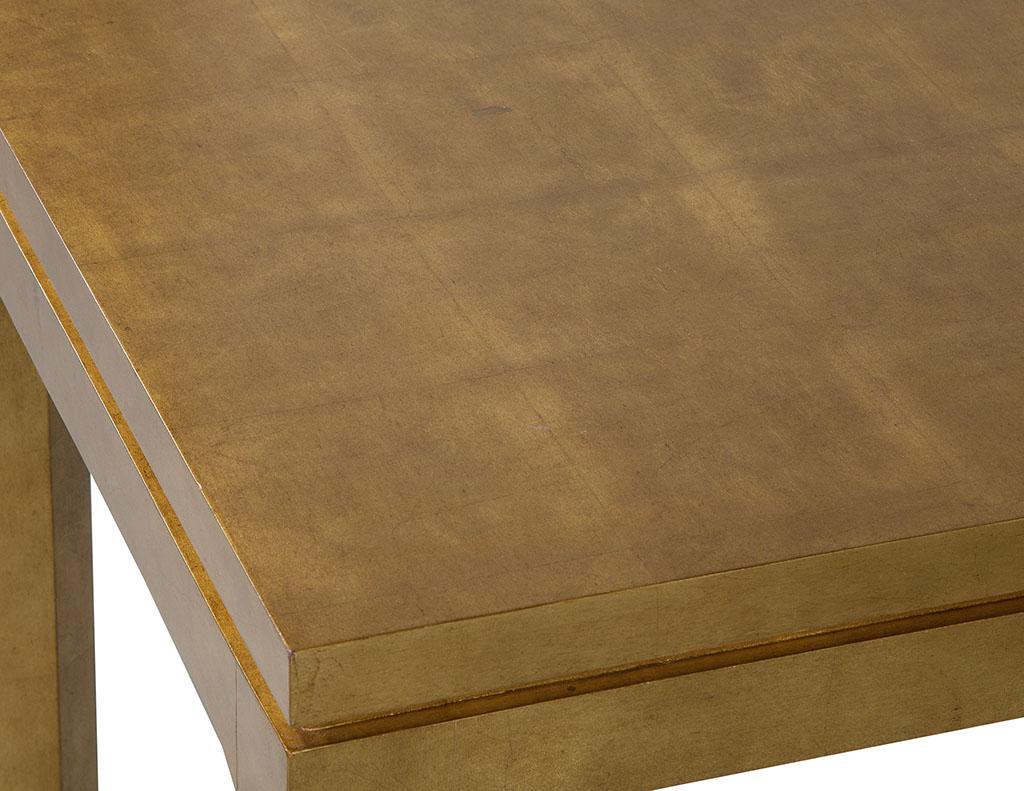 Contemporary Gold Gilt Side Table For Sale
