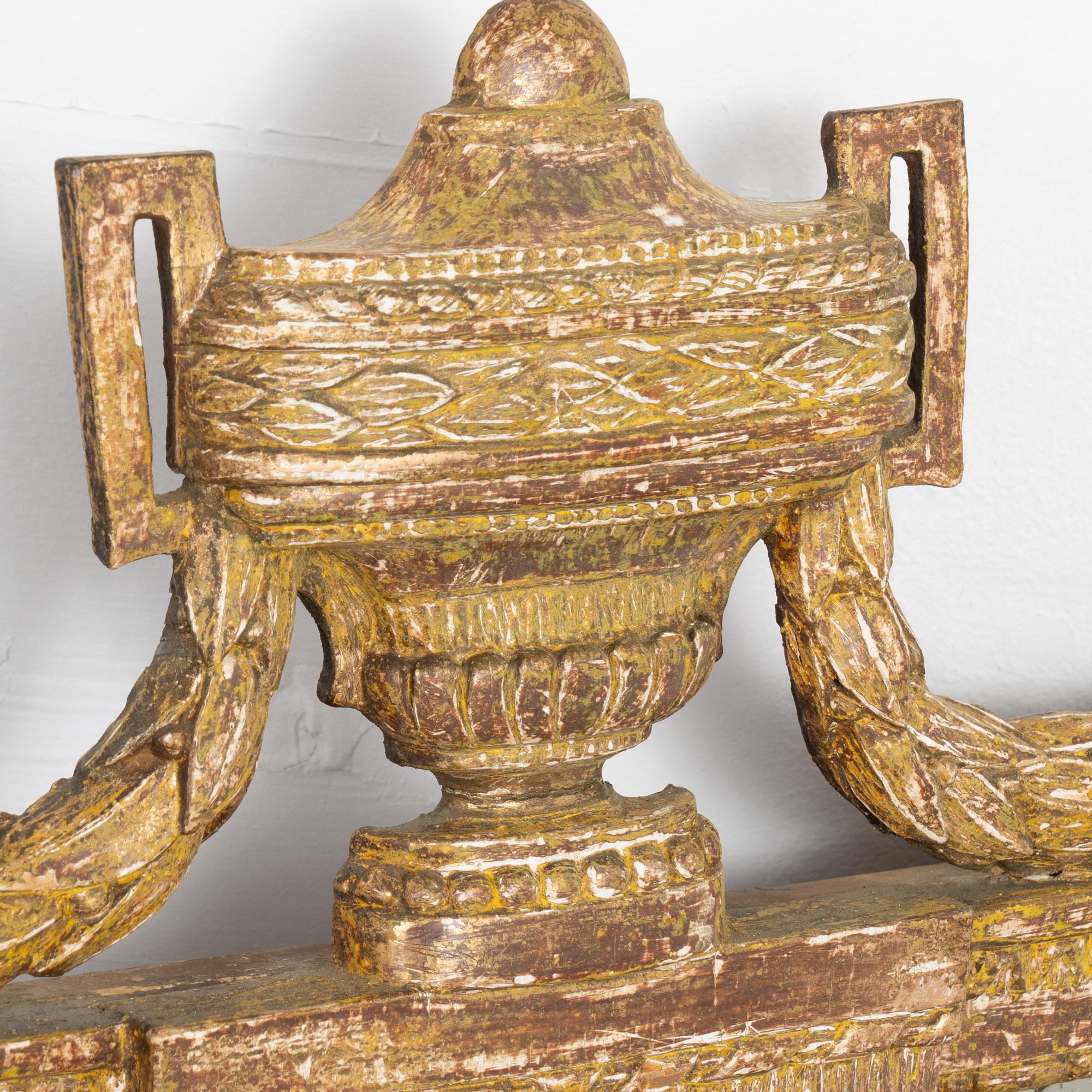 Miroir suédois doré, vers 1820 Bon état - En vente à Round Top, TX