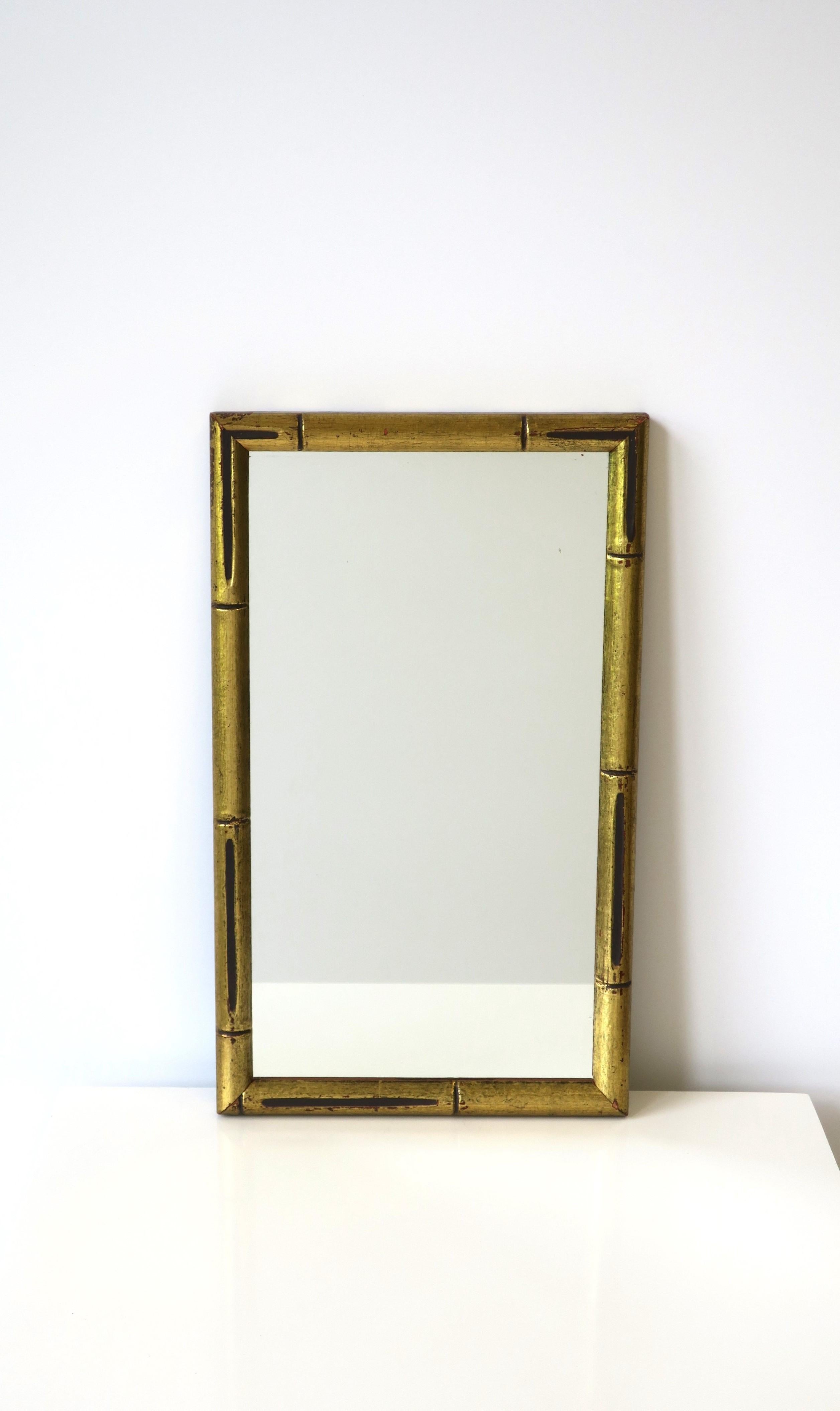 bamboo mirror frame