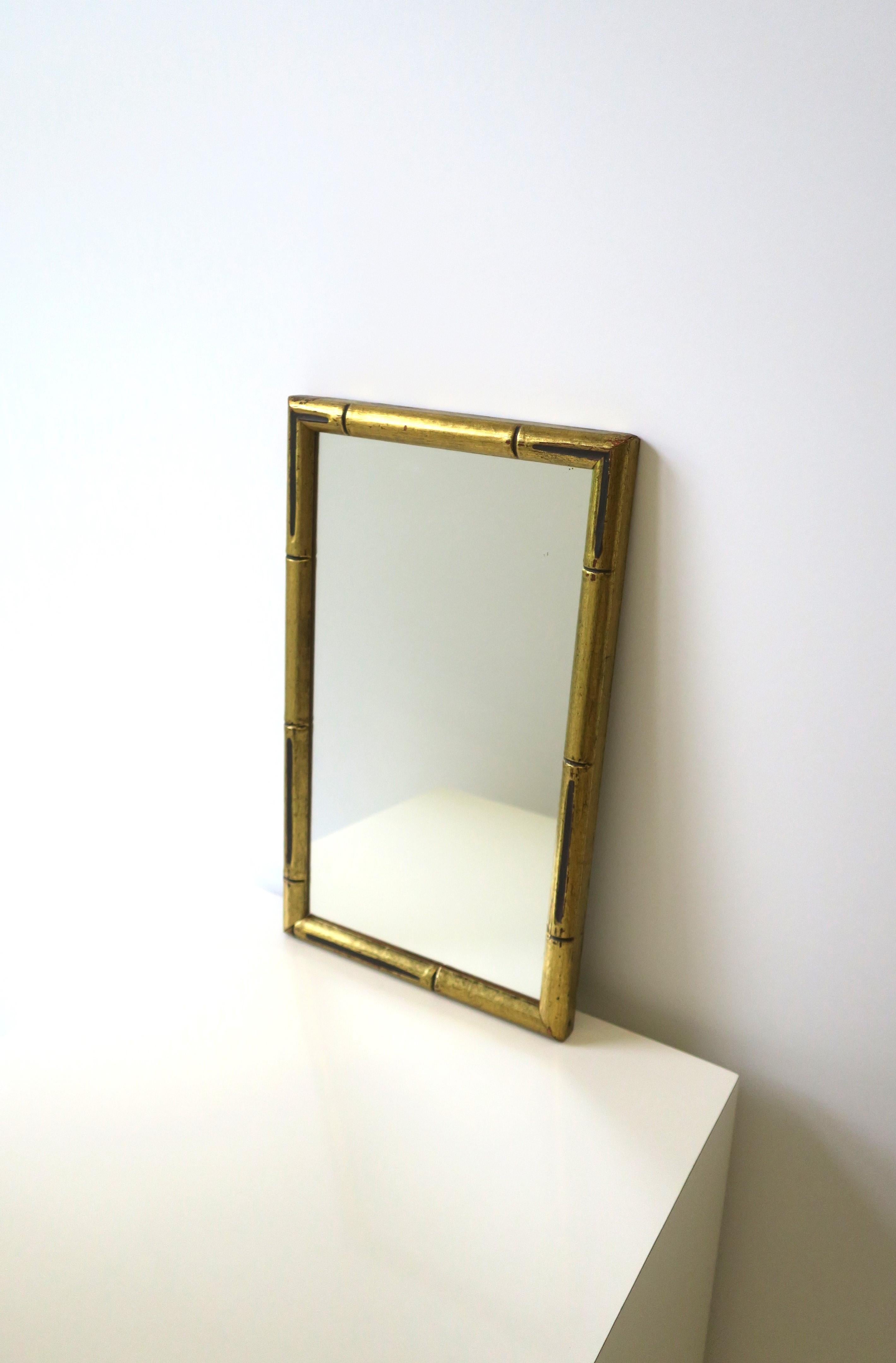 bamboo frame mirror