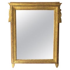 Espejo de Pared de Madera Dorada Estilo Neoclásico