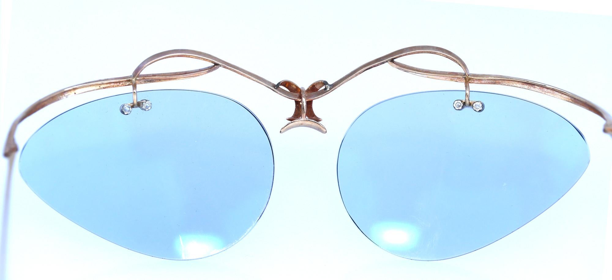 art nouveau glasses