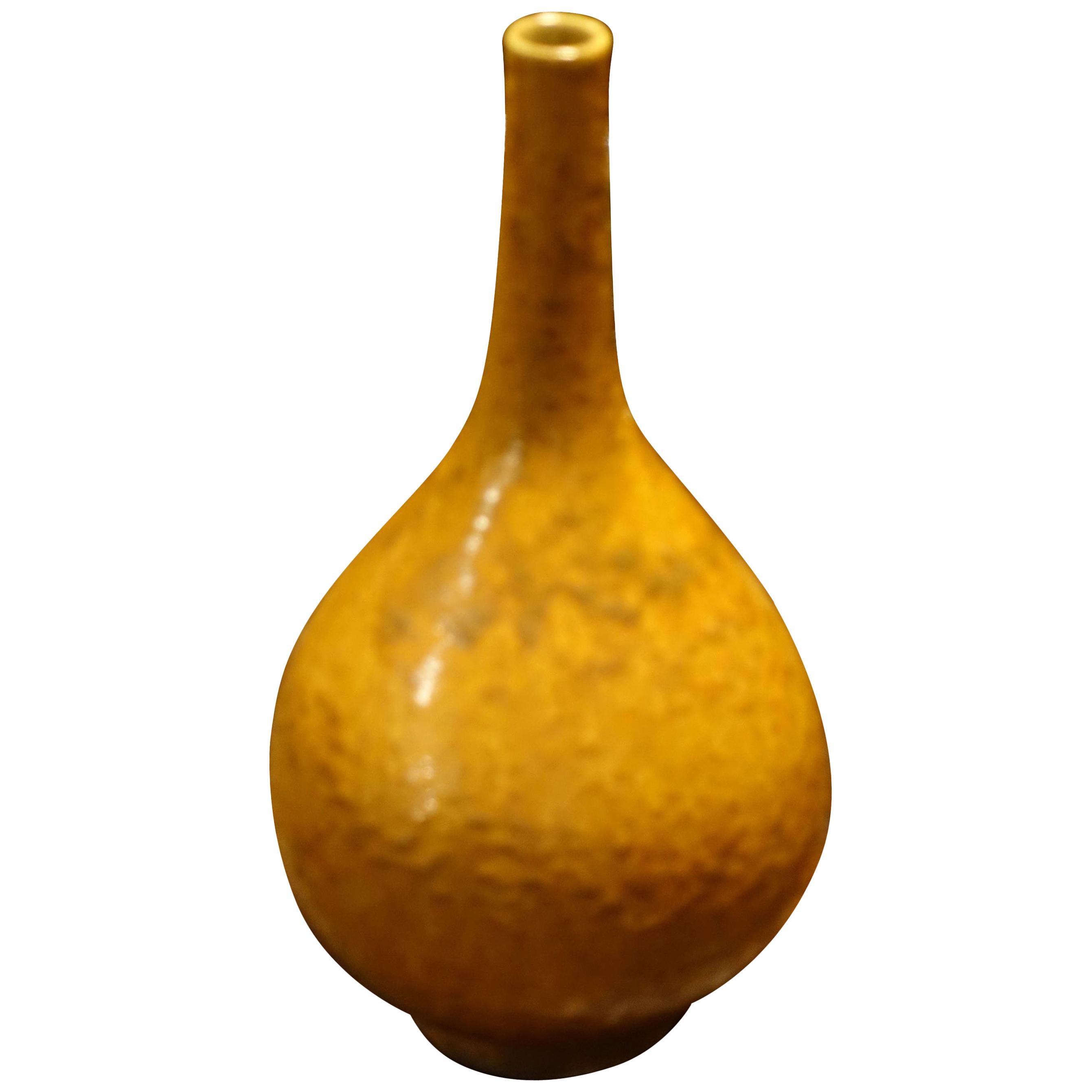 Gold Glazed Vase, China, Contemporary