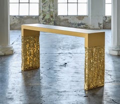 Gold Good Vibration Console by Davide Medri