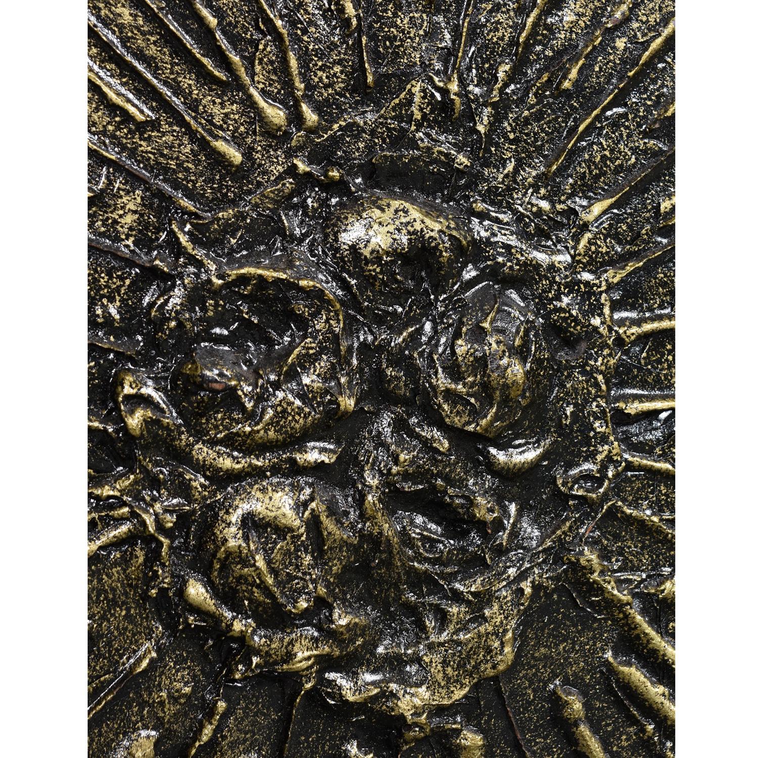 Canapé Loveseat brutaliste Gold Goop de Adrian Pearsall pour Craft Associates en vente 1