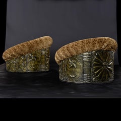 Gold Goop Brutalist Tub Pod Chairs Set by Adrian Pearsall for Craft Associates