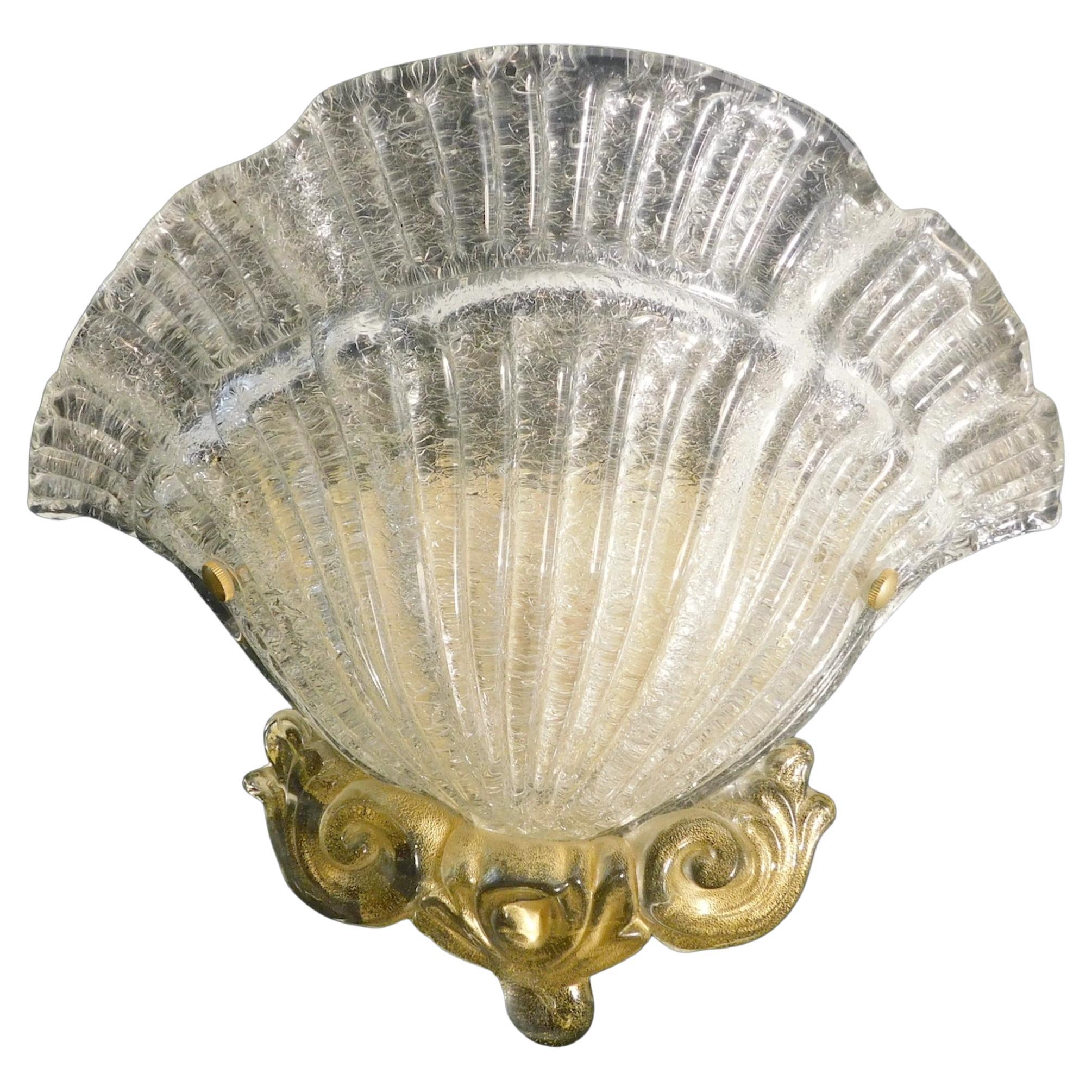 Applique a ventaglio Graniglia oro in vendita