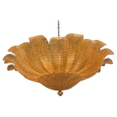 Lámpara empotrada de cristal de Murano "Granola" dorada