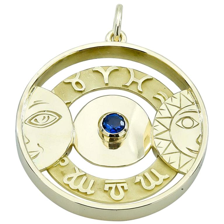 Gold Gubelin Astrological Charm