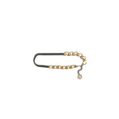 Gold & Gunmetal Chain Belt