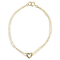 Gold Heart Bracelet