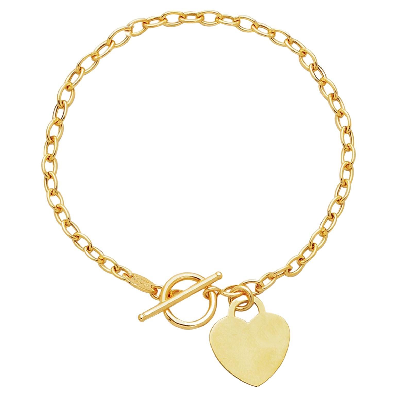 Bulgari Two Coin Chain Yellow Gold Bracelet at 1stDibs