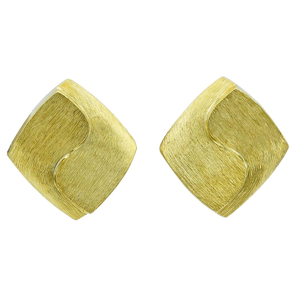 Gold Henry Dunay Ear Clips