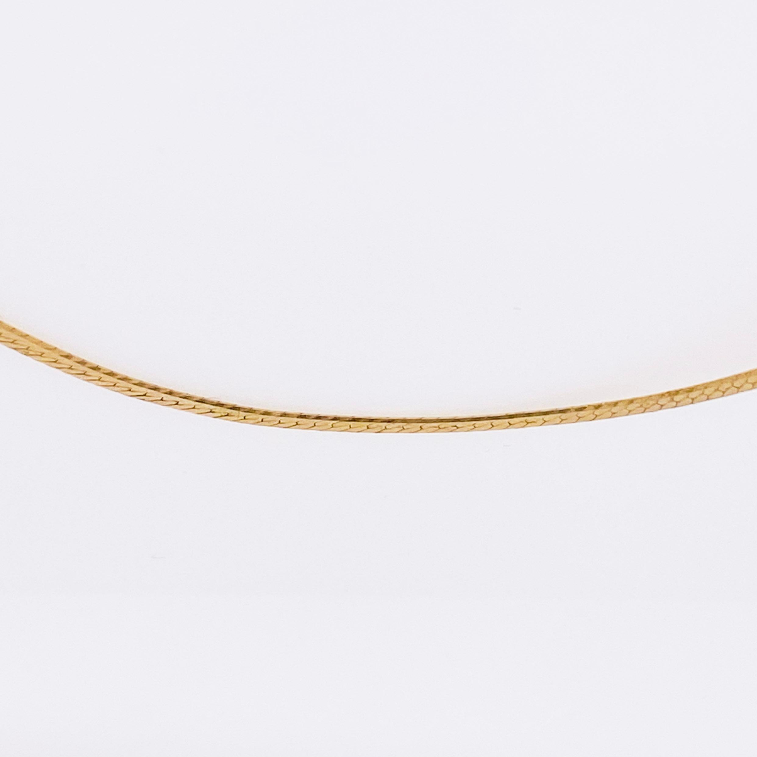 gold flat chain design