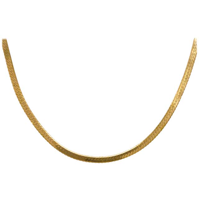 Square snake chain gold Outlet