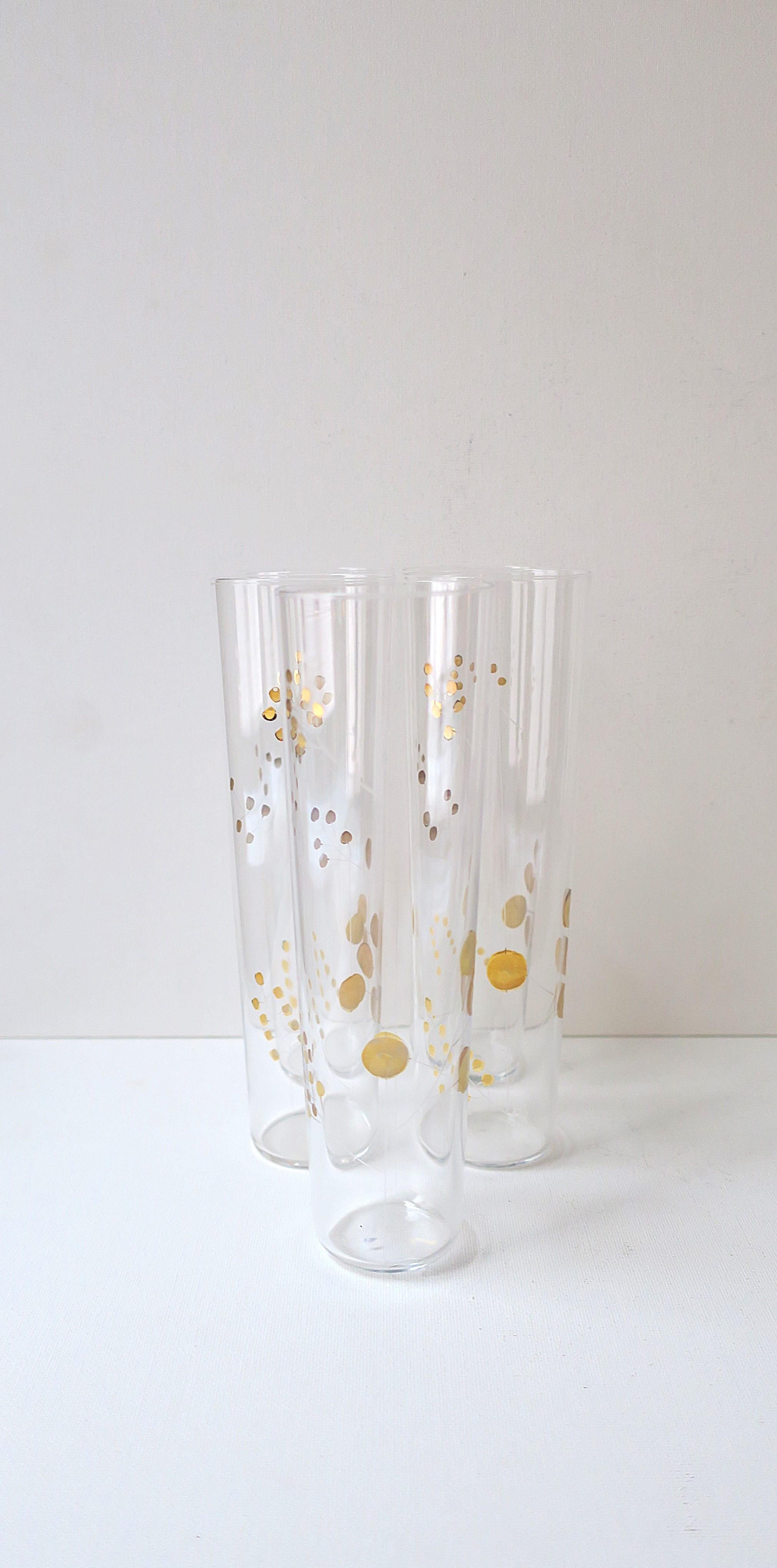 Copas de cóctel Highball doradas en venta 1