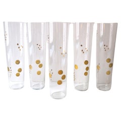 Gold Highball Cocktail Glasses