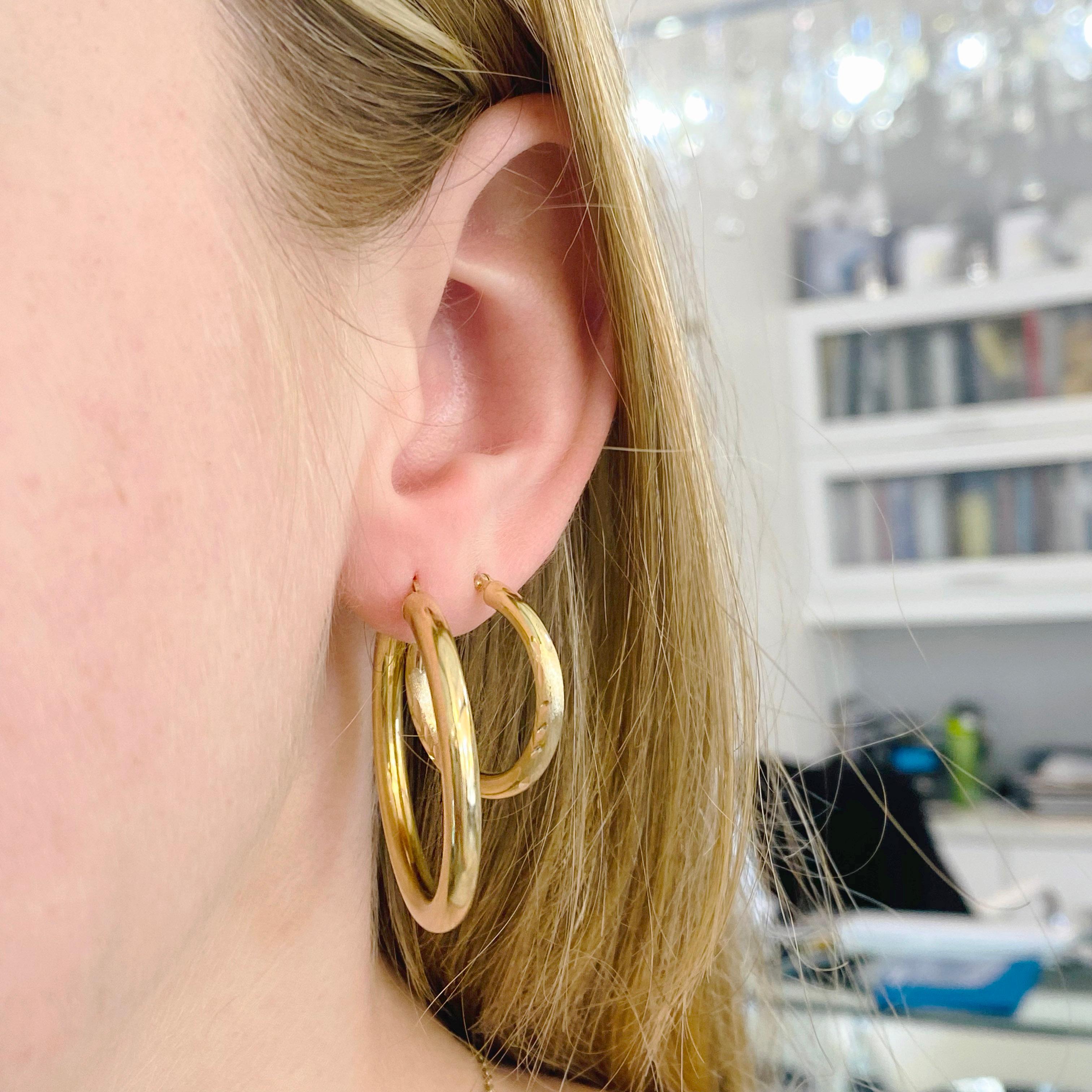 gold earrings american swiss