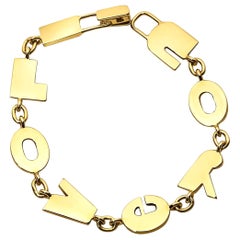 Gold I Love You Bracelet