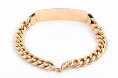 Gold ID Bracelet