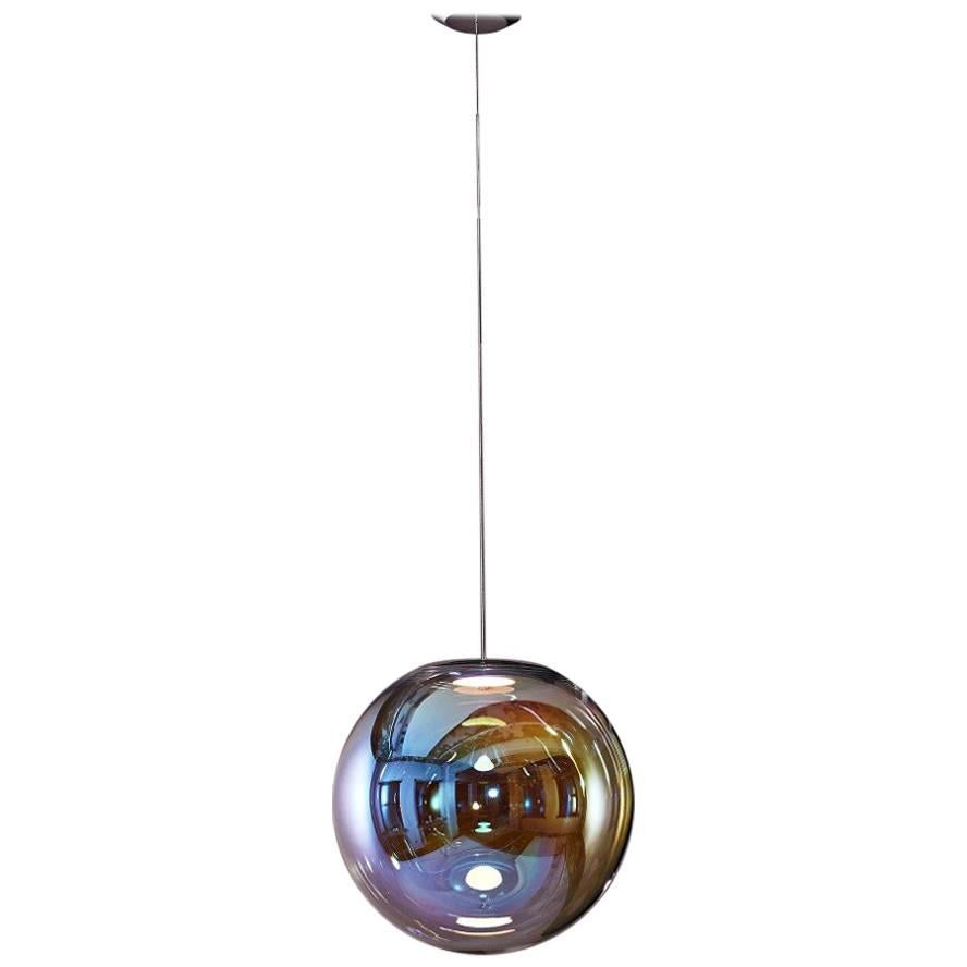 Organico moderno Globo Iris oro-indaco 
