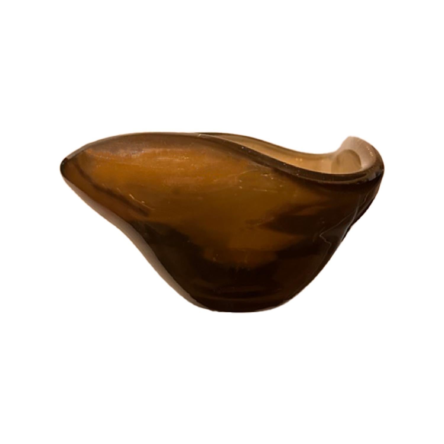 Moderno Ciotola in vetro di Murano cangiante oro in vendita