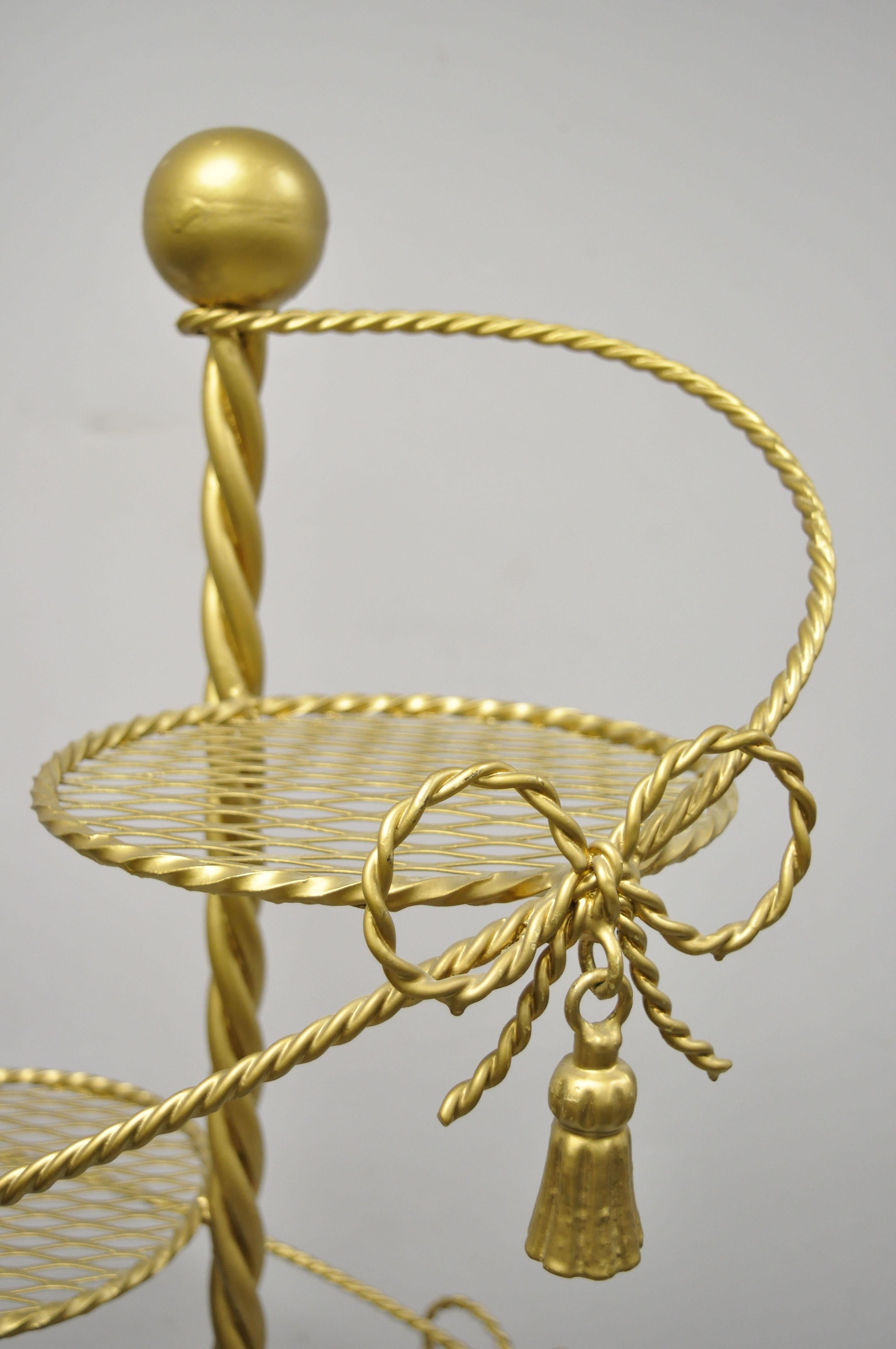 vintage spiral staircase plant stand